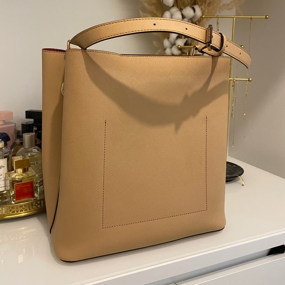 DKNY Tan/Pink Bag - Picture 2 of 4